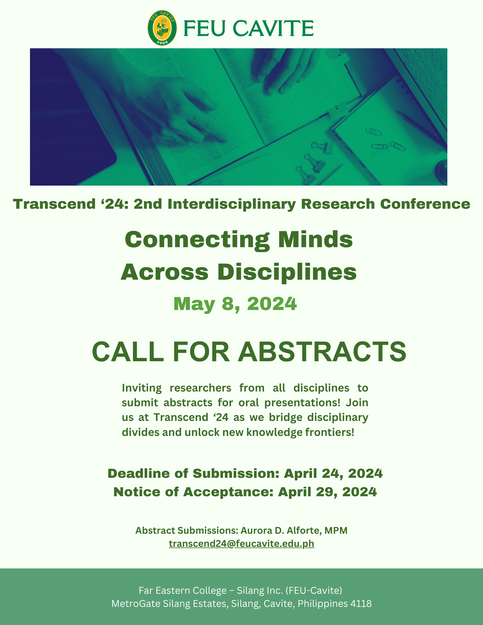 TRANSCEND '24: Interdisciplinary Research Conference