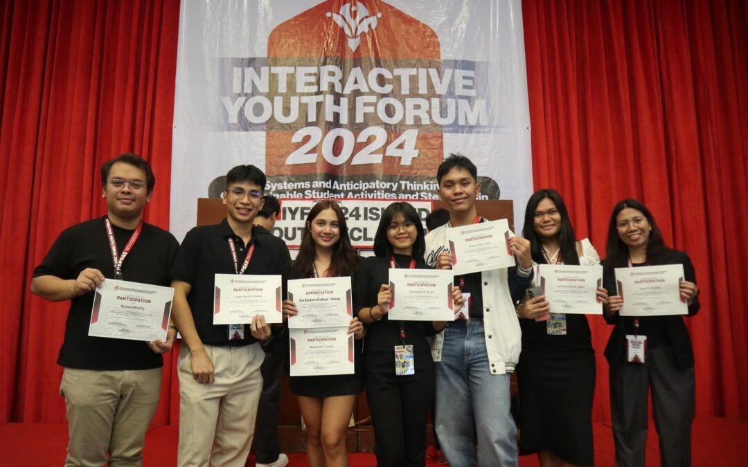 FEU Cavite Student Leaders participate in 2024 Youth Forum