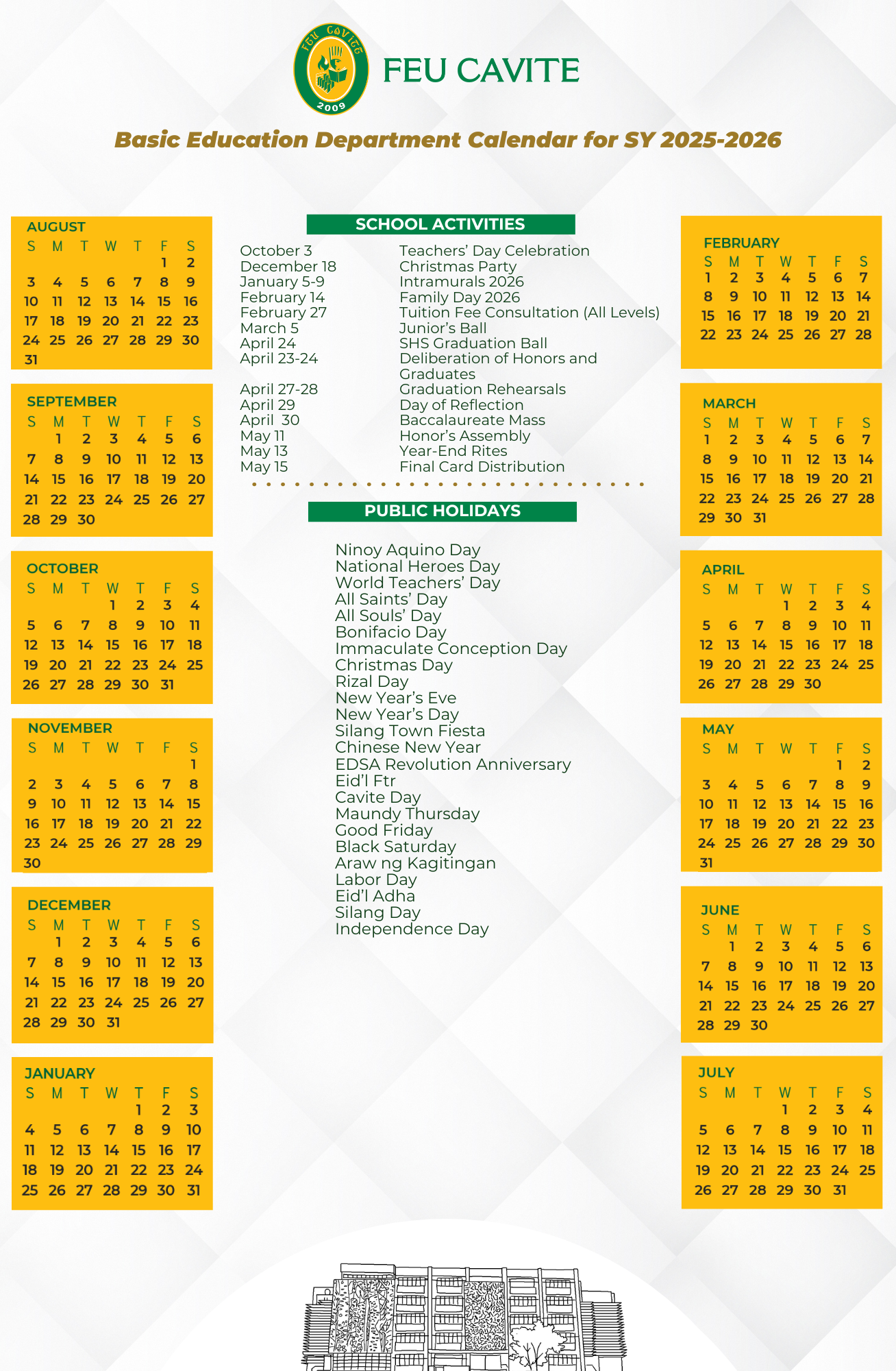 BED Calendar Page 2