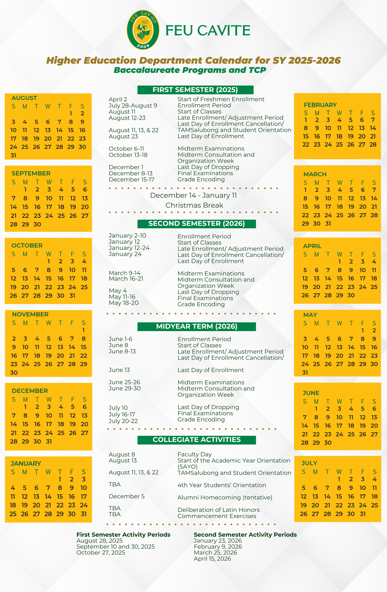 FINALHED Calendar Page 1