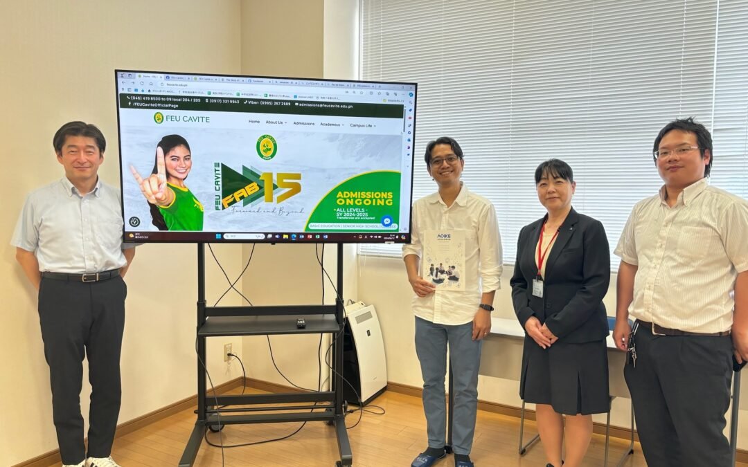 FEU Cavite strengthens partnership with Aoike Academy, Japan