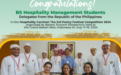 FEU Cavite HM Team bags awards at the 3rd Pastry Festival Competition in Indonesia