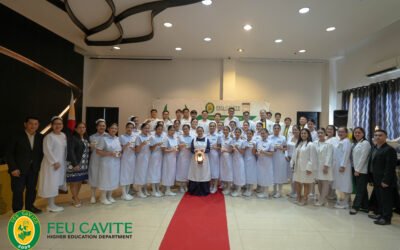 FEU Cavite Nursing Students Honored in Capping, Pinning, and Candle Lighting Ceremony