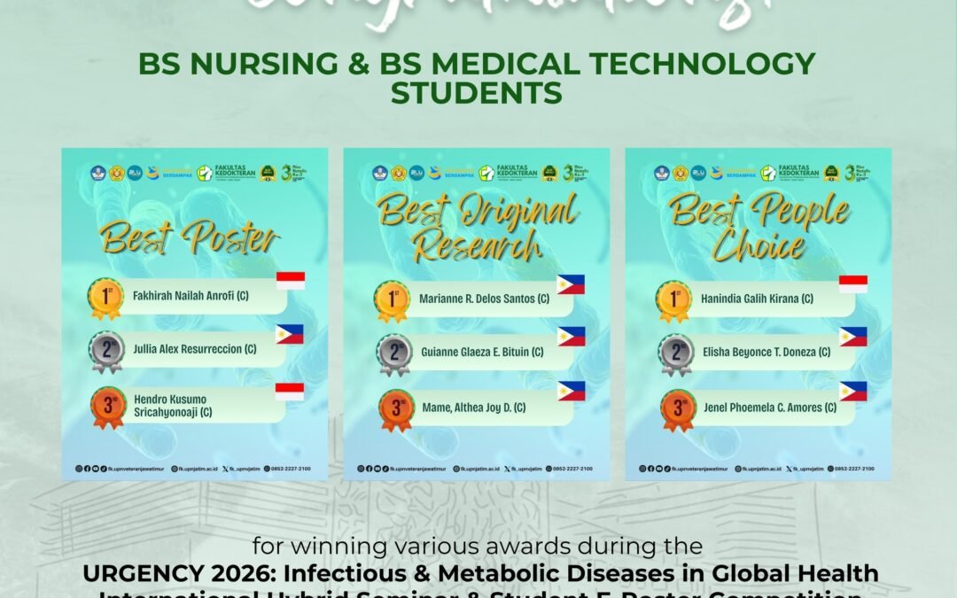 FEU Cavite Excels at UPN Veteran Jawa Timur International Seminar and Student E Poster Competition