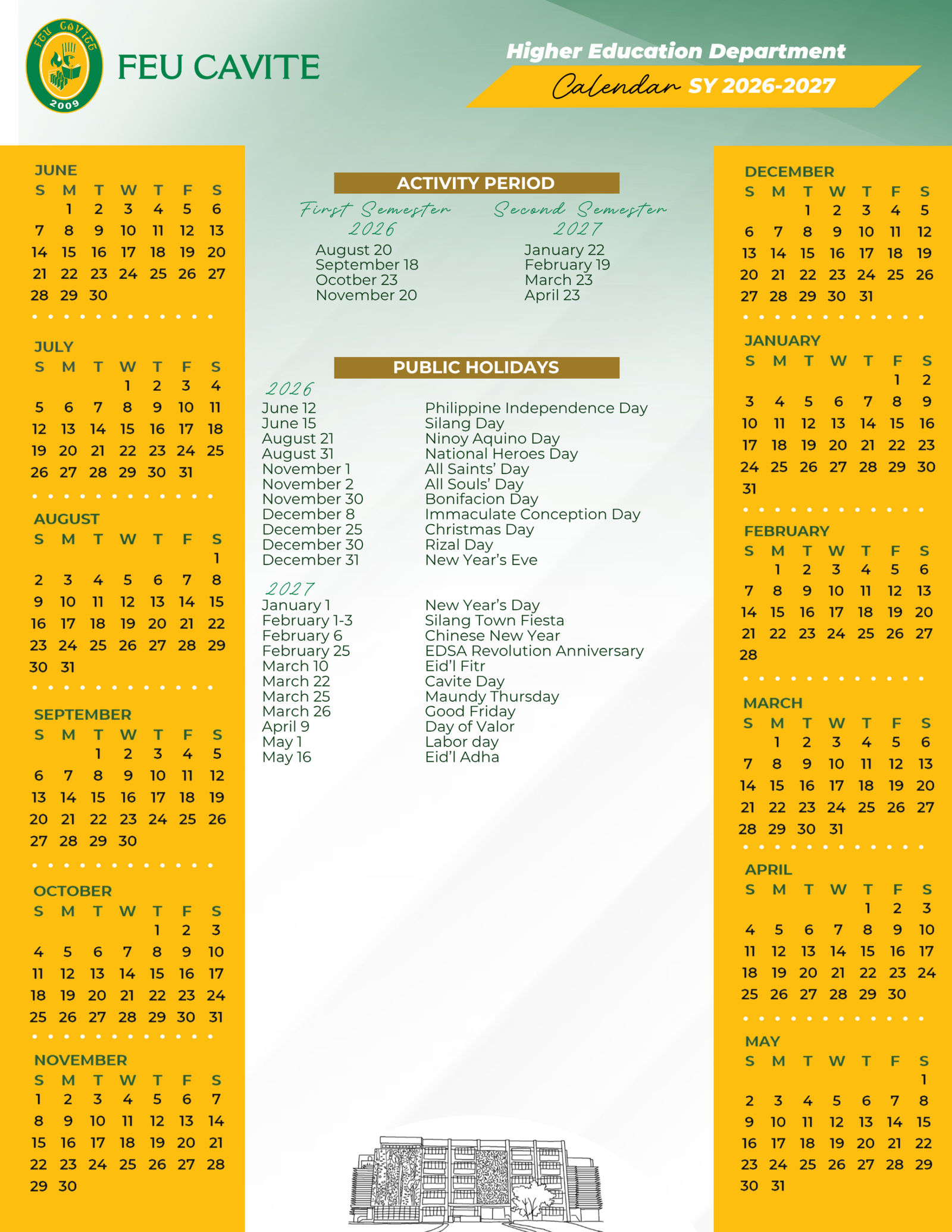 BED Calendar Page 2