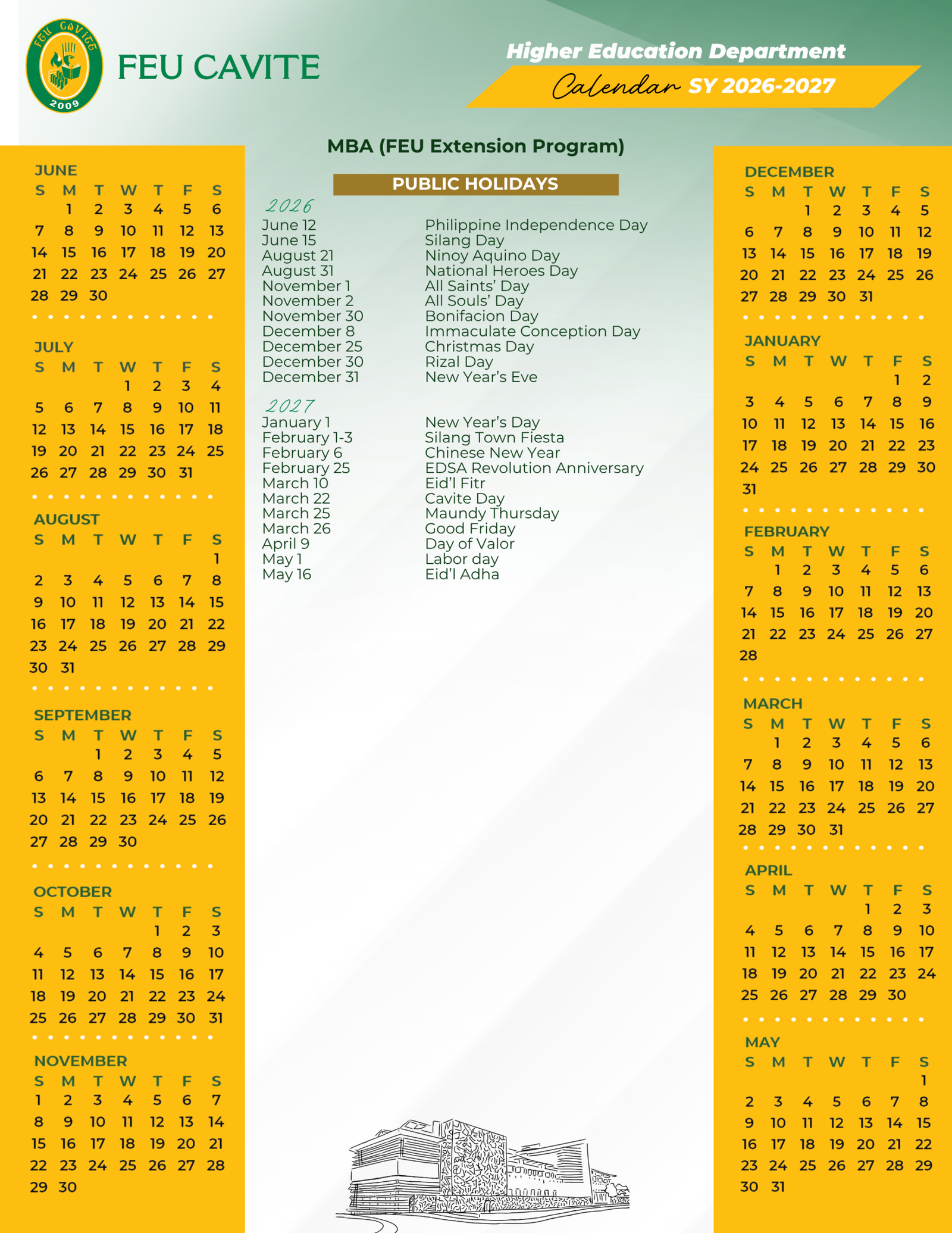 BED Calendar Page 2